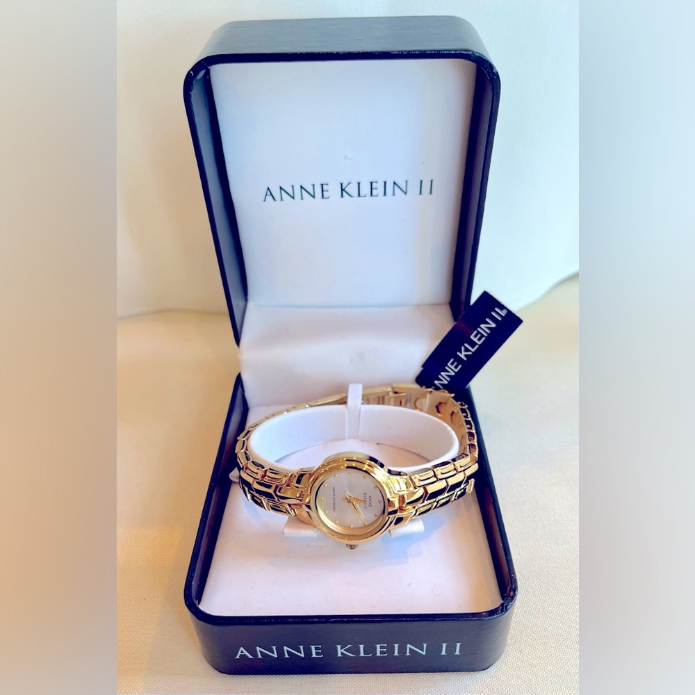 Anne Klein II Gold Quartz Women's Watch